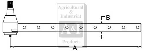 UJD00902    Tie Rod---Long---Replaces AR85944